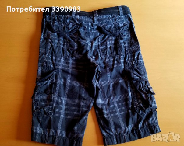 Къси карго панталони XSIDE за момче със стабилен текстилен колан, снимка 5 - Детски къси панталони - 44473312