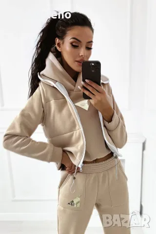 Kezzo Дамски моден комплект от три части, 2цвята , снимка 16 - Комплекти - 48794622