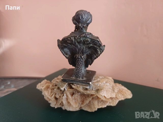 Бронзова статуетка, снимка 3 - Статуетки - 53814049