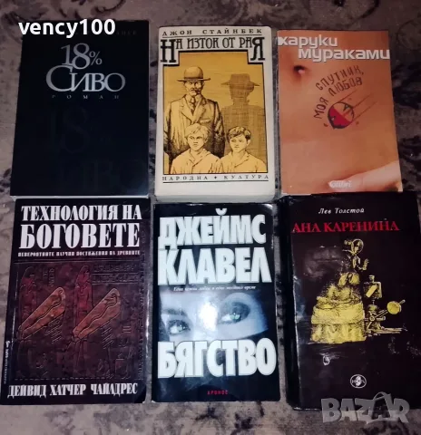 Интересни книги - 36 бр., снимка 2 - Художествена литература - 55500235