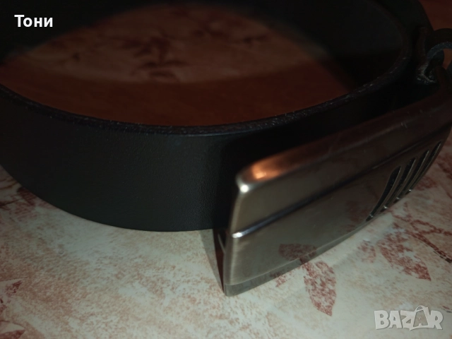 LLOYD Оригинал Нов Мъжки Колан Изцяло от Естествена Кожа 115см., снимка 6 - Колани - 52777229