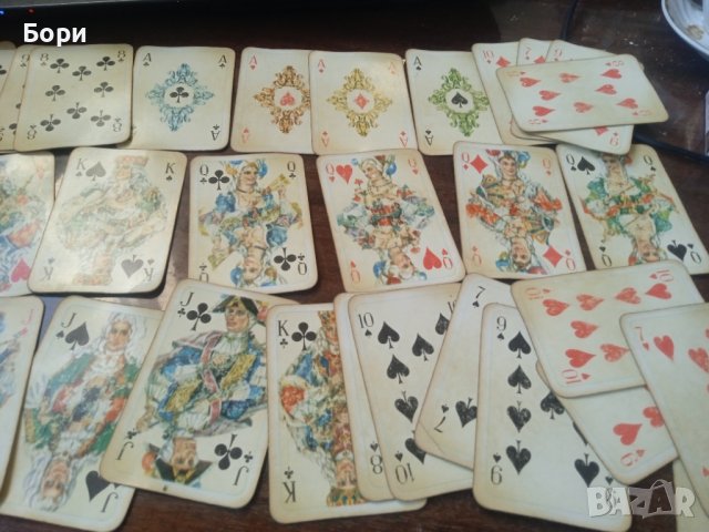 Rokoko ГДР стари карти червен гръб, снимка 8 - Карти за игра - 39677079