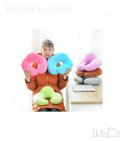 УДОБНА ВЪЗГЛАВНИЧКА ЗА ПЪТУВАНЕ С ЕРГОНОМИЧЕН ДИЗАЙН - код 1992