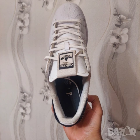маратонки / кецове Adidas Superstar Cloud White Core Black Parley Ocean номер 46 2/3, снимка 3 - Маратонки - 50677873