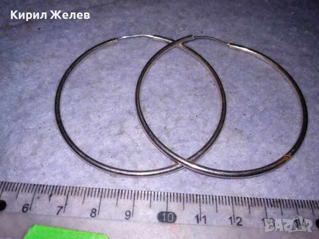 ШАРМАНТНИ КЛАСИЧЕСКИ ВИНТИДЖ АРТ МОДЕЛ СРЕБЪРНИ ОБЕЦИ ВИСОКА ПРОБА СРЕБРО РЪЧНА ИЗРАБОТКА 38534, снимка 9 - Антикварни и старинни предмети - 41451071