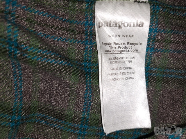 2 броя - Patagonia Fjord Flannel Shirt (XL) и (L) мъжка риза, снимка 16 - Ризи - 38846929