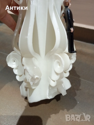 Свещ стара сватбена , снимка 4 - Колекции - 52513793