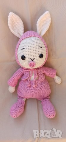 Плетени зайчета и котенца, снимка 9 - Плюшени играчки - 38314495