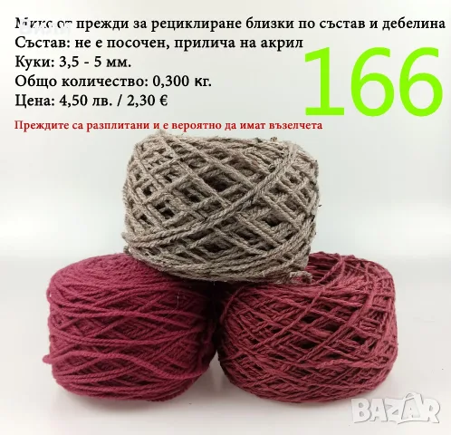 Евтини прежди в малки количества - нови и остатъци, снимка 18 - Други - 52029828