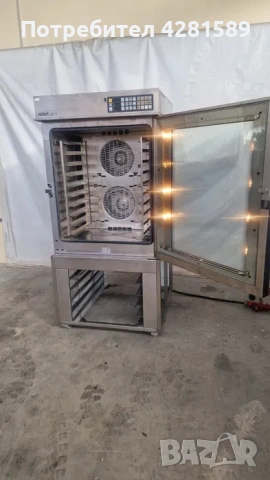 Рециклиран професионален немски конвектомат Miwe със стойка, снимка 3 - Други машини и части - 53657325