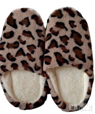 Дамски домашни пантофи със щампа, 38
