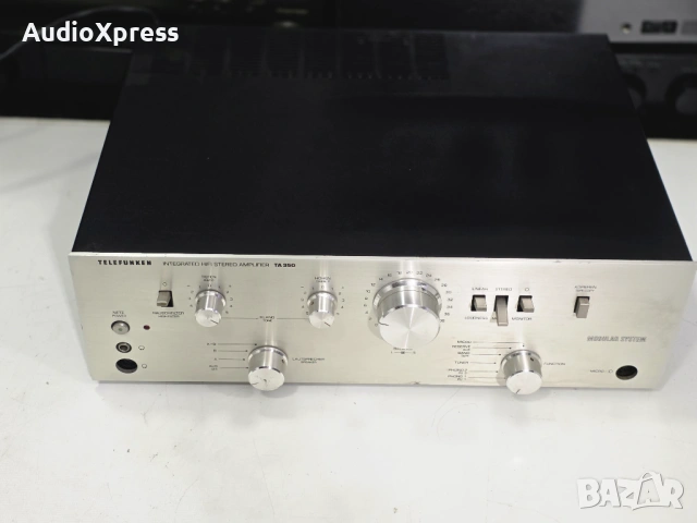 🔥 Telefunken TA-350 – винтидж звер от Германия! 🇩🇪, снимка 4 - Ресийвъри, усилватели, смесителни пултове - 53643153