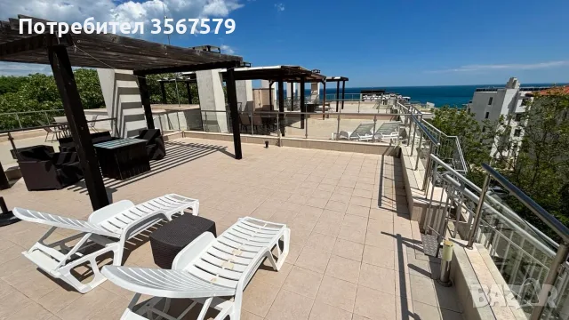 Двустаен апартамент в гр. Бяла със самостоятелна панорамна тераса в Byala Cliff Beach Residence
