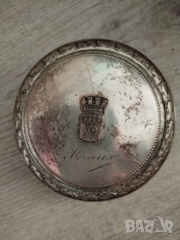 посребрена метална кутия арт деко, снимка 2 - Други ценни предмети - 41123818