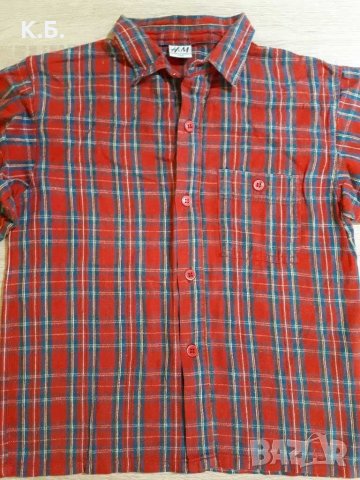 Риза  H&M 110/116, снимка 3 - Детски ризи - 34573932