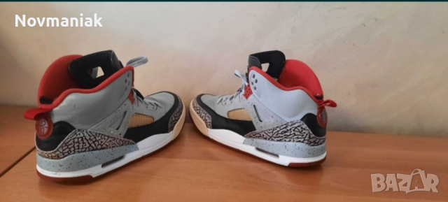 Jordan Spizike ‘Wolf Grey’, снимка 10 - Маратонки - 36474375