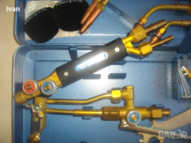 НОВ BERGER W.GERMANY ФРГ Западногермански комплект за Газо-пламъчно рязане заваряване ОКСИЖЕН Резак , снимка 5 - Други инструменти - 47280068