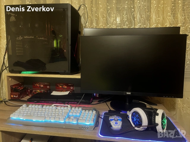 Gaming PC RX6600 / Ryzen 5 / 16GB / 27" Monitor / Ready to Play, снимка 9 - Геймърски - 53750371