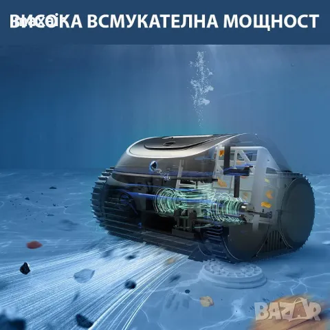 Безкабелен робот за басейни Wybot C1 * Безплатна доставка * Гаранция 2 години, снимка 7 - Други стоки за дома - 49684496