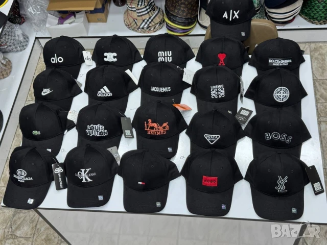 шапки с козирка ami miu miu loewe alo celine Adidas nike 