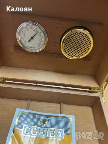 Дървена кутия за съхранение на пури, снимка 4 - Декорация за дома - 50529897