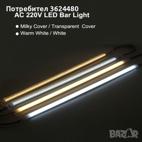 Твърда LED лента за дискретно осветление под шкаф, снимка 9 - Лампиони - 40046552