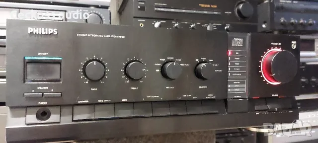 Висок клас стерео усилвател PHILLIPS FA-960, снимка 3 - Ресийвъри, усилватели, смесителни пултове - 47498399