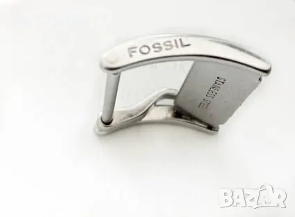 ОРИГИНАЛНА КАТАРАМА ЗА ЧАСОВНИК FOSSIL ТОКА БЪКЕЛ ЦВЯТ БАКЪР ЧАСОВНИЦИ СТЪКЛО БАТЕРИЯ ПАТЕНТИ, снимка 4 - Каишки за часовници - 50260755