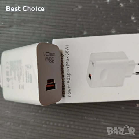 Зарядно устройство HONOR SuperCharge 88W - ОРИГИНАЛ, снимка 4 - Оригинални зарядни - 52548839