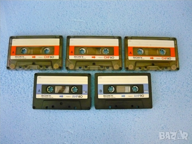 Sony AHF и CHF - нормална аудио касета, снимка 2 - Декове - 52815886