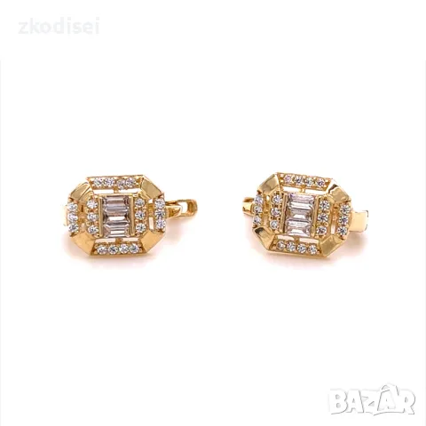 Златни обеци 2,90гр. 14кр. проба:585 модел:26628-5