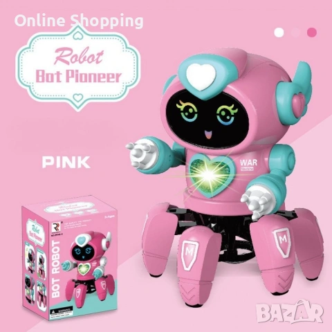 Танцуващ мини робот с LED светлини