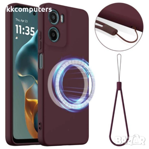 Шокоустойчив магнитен калъф за Motorola Moto G06 4G / Moto G06 Power 4G- Силикон + PC, Magsafe, 4 цв, снимка 2 - Калъфи, кейсове - 52720891