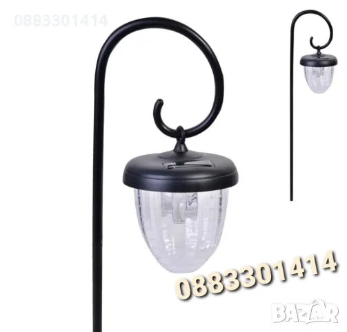 Соларна лампа Жълъд, снимка 3 - Соларни лампи - 47493282