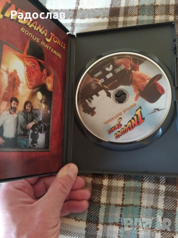 4 бр. DVD Индиана Джоунс филми + бонус материал , снимка 10 - DVD филми - 53321916