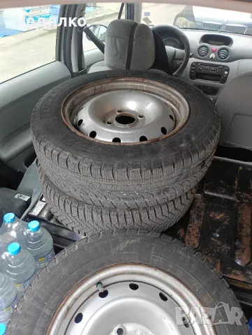 Железни джанти за Пежо и Ситроен 14с гуми175/65., снимка 2 - Гуми и джанти - 47668013