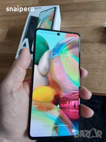 Смартфон Samsung Galaxy A71, снимка 2 - Samsung - 53609596