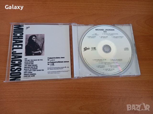 Michael Jackson - Bad 1987 , снимка 3 - CD дискове - 42201267