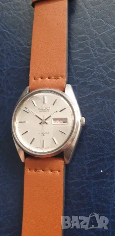 Рядък винтидж мъжки часовник Seiko 5 Automatic 6309-8020, снимка 5 - Антикварни и старинни предмети - 55843993