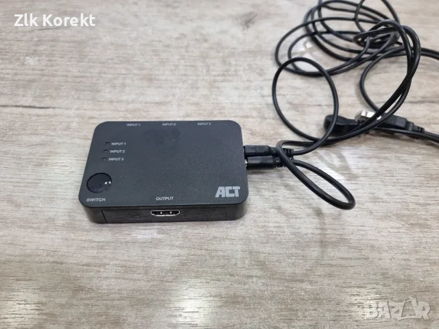 HDMI суич 4K- 60Hz, снимка 5 - Кабели и адаптери - 56199000