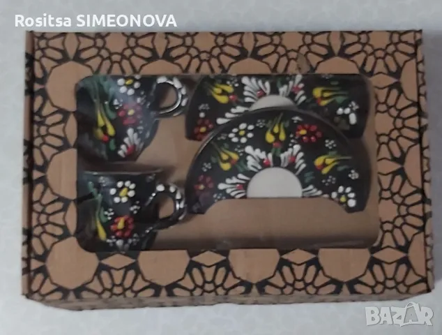 Комплект от 2 чашки за кафе, снимка 10 - Чаши - 48150533