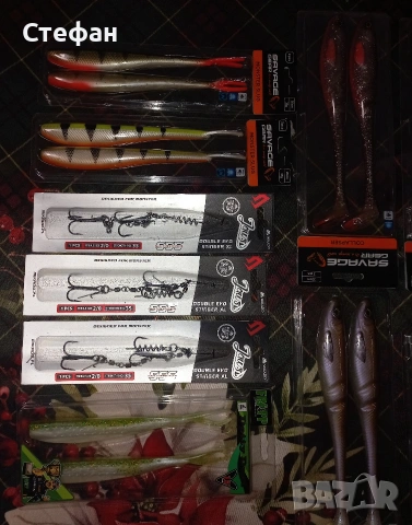 Силиконови примамки за LIVE sonar , снимка 3 - Такъми - 53012099