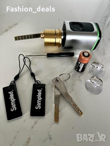 Нова интелигентна брава с резе ключалка за входна врата чрез смартфон, Alexa и Google, снимка 9 - Други стоки за дома - 42420073