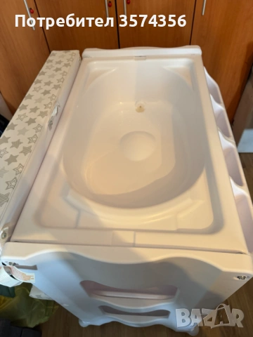 Повивалник и корито  за бебе 2 в 1