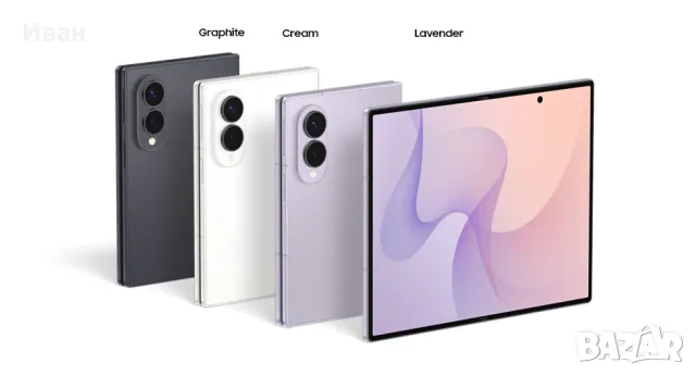 512•SAMSUNG GALAXY Z Fold 8 *НОВИ*BLACK/Graphite/Violet /*ЛИЗИНГ TBI самсунг з фолд 8, снимка 4 - Samsung - 55843405