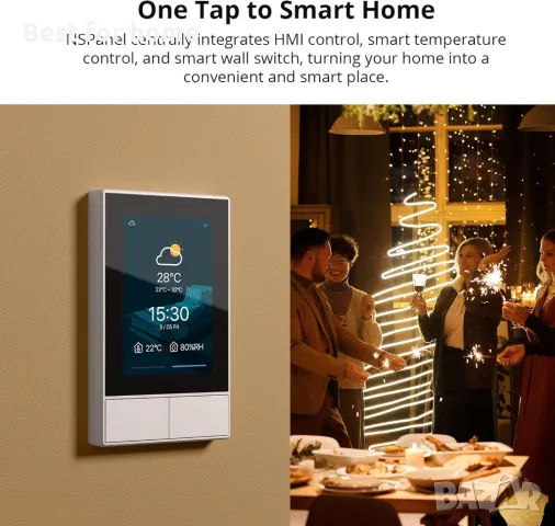  Смарт панел SONOFF-работи с Alexa и Google Home Assistant, снимка 2 - Друга електроника - 49770248