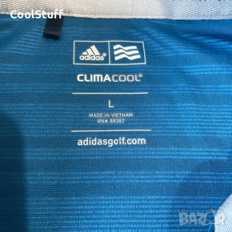 Мъжка Спортна Поло Тениска Adidas Golf Clima Cool Размер L, снимка 2 - Тениски - 53847493