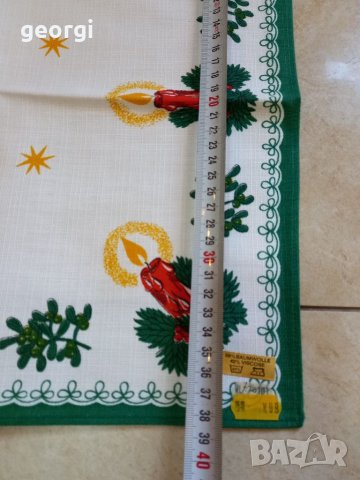 Коледна покривка 40х80см   10/3, снимка 3 - Покривки за маси - 38778419