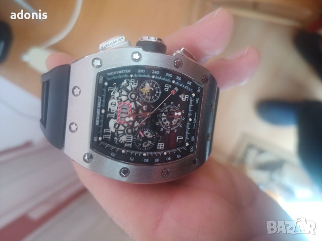 Richard Mille RM 011 Felipe massa FM automatic mechanical автоматичен , снимка 16 - Други - 44166583