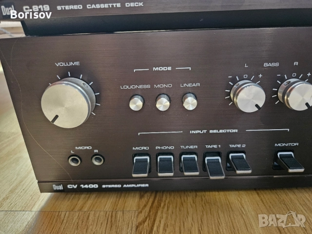 Dual CV 1400+Dual C 819, снимка 3 - Аудиосистеми - 52505317